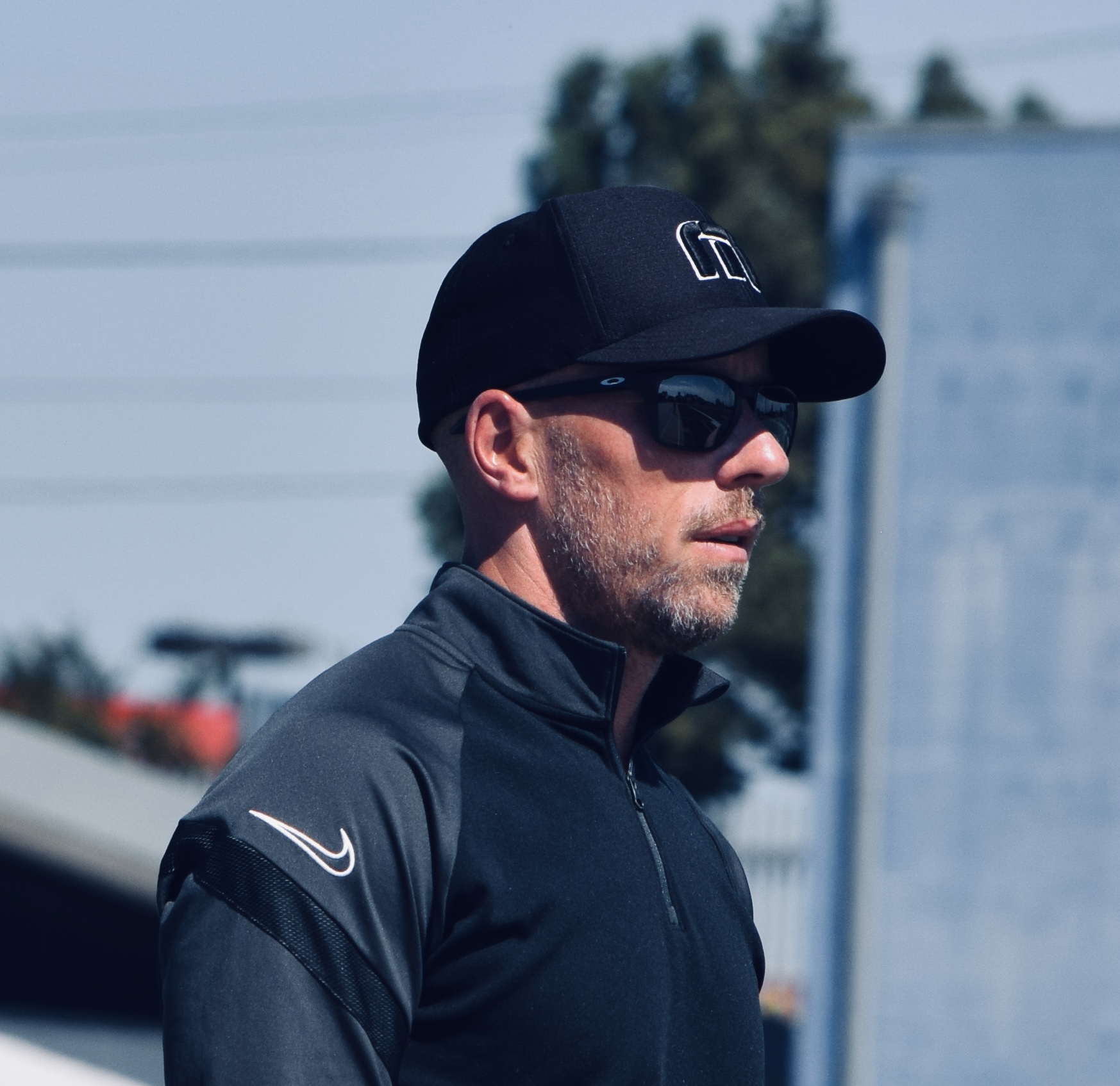 Paul Spacey side profile on the field